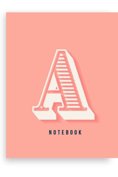 letter a notebook