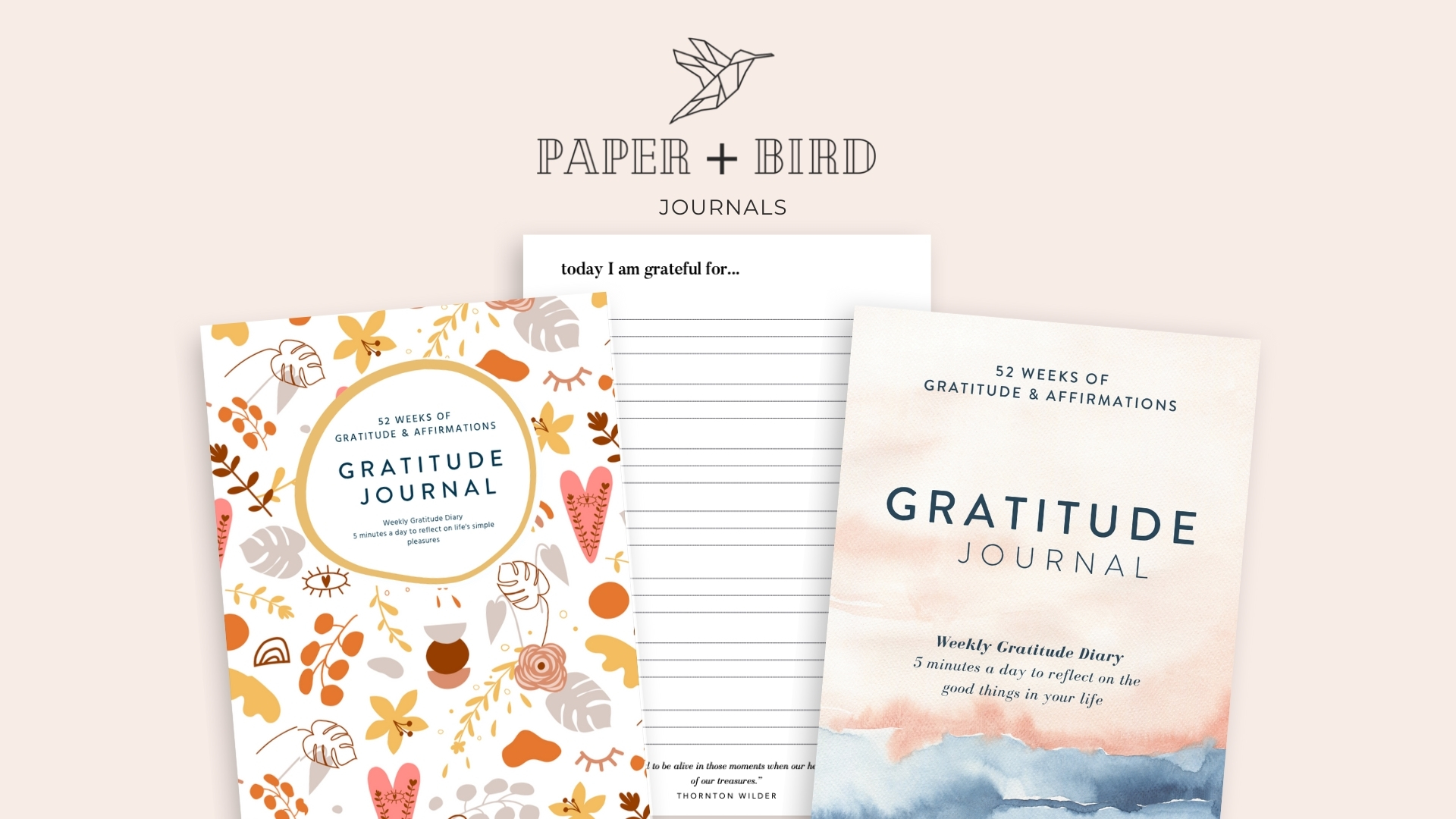 gratitude journals