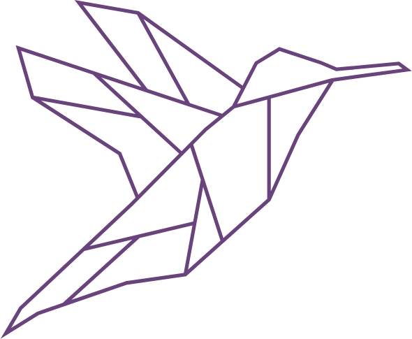 Paper + Bird hummingbird